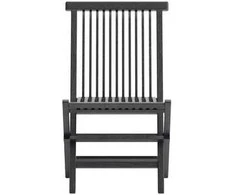 Venture Design Valgomojo kėdė Kenya, juoda, tikmedis, sulankstoma