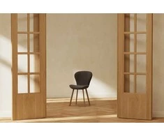 Venture Design Valgomojo kėdė Lilja, ruda, lininė