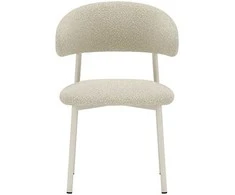 Venture Design Valgomojo kėdė Lillholmen 51x47 cm smėlio spalvos boucle audinys
