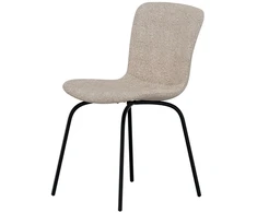 Venture Design Valgomojo kėdė Linus 2 vnt., smėlio spalvos boucle apmušalas