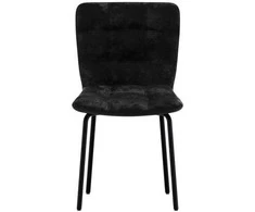 Venture Design Valgomojo kėdė Punsch 45x47 cm Juodas aksomas