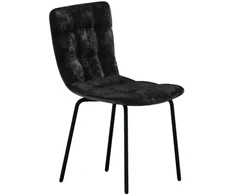 Venture Design Valgomojo kėdė Punsch 45x47 cm Juodas aksomas