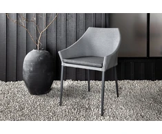 Venture Design Valgomojo kėdė, Spoga, 62x60x81 cm, Pilka