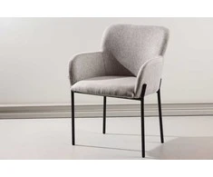 Venture Design Valgomojo kėdė Vätö 51x55 cm smėlio spalvos plienas