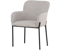 Venture Design Valgomojo kėdė Vätö 51x55 cm smėlio spalvos plienas