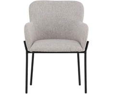 Venture Design Valgomojo kėdė Vätö 51x55 cm smėlio spalvos plienas
