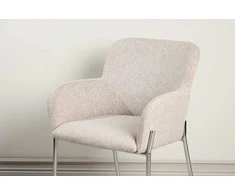 Venture Design Valgomojo kėdė Vätö 51x55x46 cm smėlio spalvos audinys