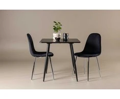 Venture Design Valgomojo komplektas Polar 75x75 cm Juodas