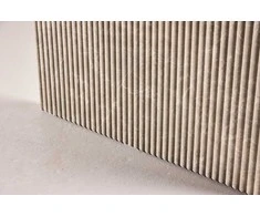 Venture Design Valgomojo stalas 100x200 cm, smėlio spalvos MDF