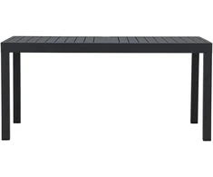 Venture Design Valgomojo stalas 160x240x100x75 cm Juodas Aliuminis