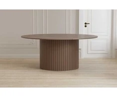 Venture Design Valgomojo stalas 180 cm smėlio spalvos MDF