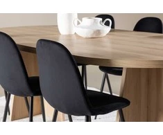Venture Design Valgomojo stalas Bootcut 230x115 cm balintų medienos atspalvių