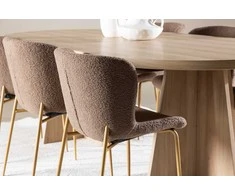 Venture Design Valgomojo stalas Bootcut 230x115 cm balintų medienos atspalvis
