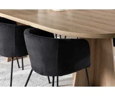 Venture Design Valgomojo stalas Bootcut 230x115 cm balintų medienos atspalvių