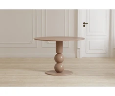 Venture Design Valgomojo stalas Boule MDF smėlio spalvos