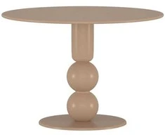 Venture Design Valgomojo stalas Boule MDF smėlio spalvos
