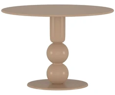 Venture Design Valgomojo stalas Boule MDF smėlio spalvos