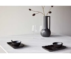 Venture Design Valgomojo stalas Cael 120x120x75 cm Šviesiai pilkas