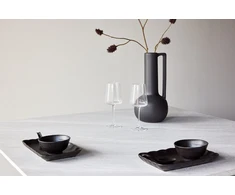 Venture Design Valgomojo stalas Cael 120x120x75 cm Šviesiai pilkas