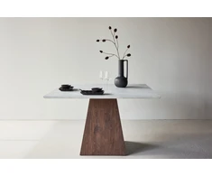 Venture Design Valgomojo stalas Cael 120x120x75 cm Šviesiai pilkas