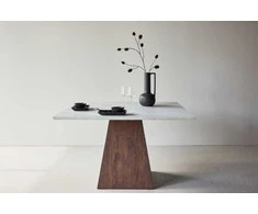 Venture Design Valgomojo stalas Cael 120x120x75 cm Šviesiai pilkas