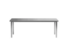 Venture Design Valgomojo stalas Cilo 210x95x75 cm Sidabrinis nerūdijančio plieno