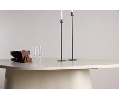 Venture Design Valgomojo stalas Diamond 210x110x75 cm Smėlio spalvos MDF