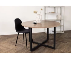 Venture Design Valgomojo stalas, Durango, ø120 cm, Riešutas
