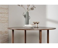 Venture Design Valgomojo stalas Durango 120x75 cm riešutas plienas MDF