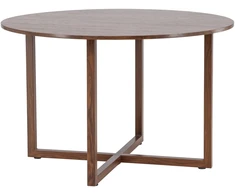 Venture Design Valgomojo stalas Durango 120x75 cm riešutas plienas MDF