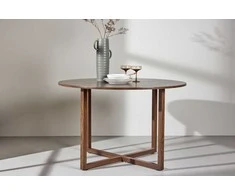 Venture Design Valgomojo stalas Durango 120x75 cm riešutas plienas MDF