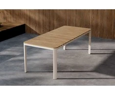 Venture Design Valgomojo stalas Etna smėlio spalvos, aliuminis