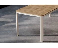 Venture Design Valgomojo stalas Etna smėlio spalvos, aliuminis