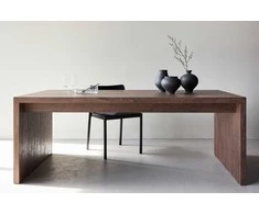 Venture Design Valgomojo stalas, Evone, 100x200 cm, Mocca