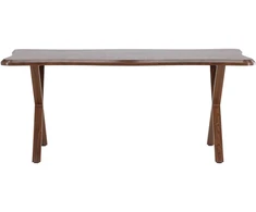 Venture Design Valgomojo stalas Fiona 180x90x75 cm riešutmedžio MDF