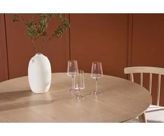 Venture Design Valgomojo stalas, Flora, ø120 cm, baltas apdirbimas