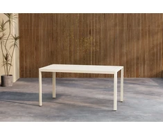 Venture Design Valgomojo stalas Giardini 150x85x72 cm Smėlio spalvos Aliuminis