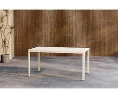 Venture Design Valgomojo stalas Giardini 150x85x72 cm Smėlio spalvos Aliuminis