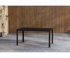 Venture Design Valgomojo stalas Giardini 150x85x72 cm Juodas