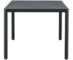 Venture Design Valgomojo stalas Giardini 200x90x72 cm Juodas Aliuminis