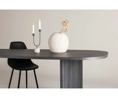 Venture Design Valgomojo stalas, Grönvik, 220x100 cm, Juodas