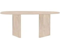 Venture Design Valgomojo stalas Grönvik Ovalus Natūralus MDF