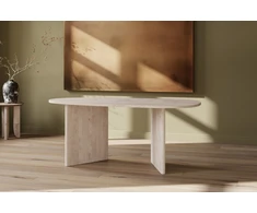 Venture Design Valgomojo stalas Grönvik Ovalus Natūralus MDF