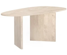 Venture Design Valgomojo stalas Grönvik Ovalus Natūralus MDF