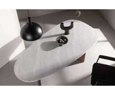 Venture Design Valgomojo stalas, Grönvik, 180x90 cm, Šviesiai pilkas