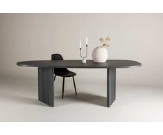 Venture Design Valgomojo stalas, Grönvik, 220x100 cm, Juodas