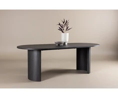 Venture Design Valgomojo stalas, Grundsund, 220x100 cm, Juodas