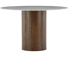 Venture Design Valgomojo stalas, Härön, Ø120x74 cm, Mocca