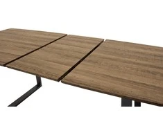 Venture Design Valgomojo stalas, Inca, 160x85x75 cm, Juodas