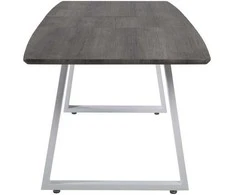 Venture Design Valgomojo stalas, Inca pratęsimas, 75x160x85 cm, Pilka